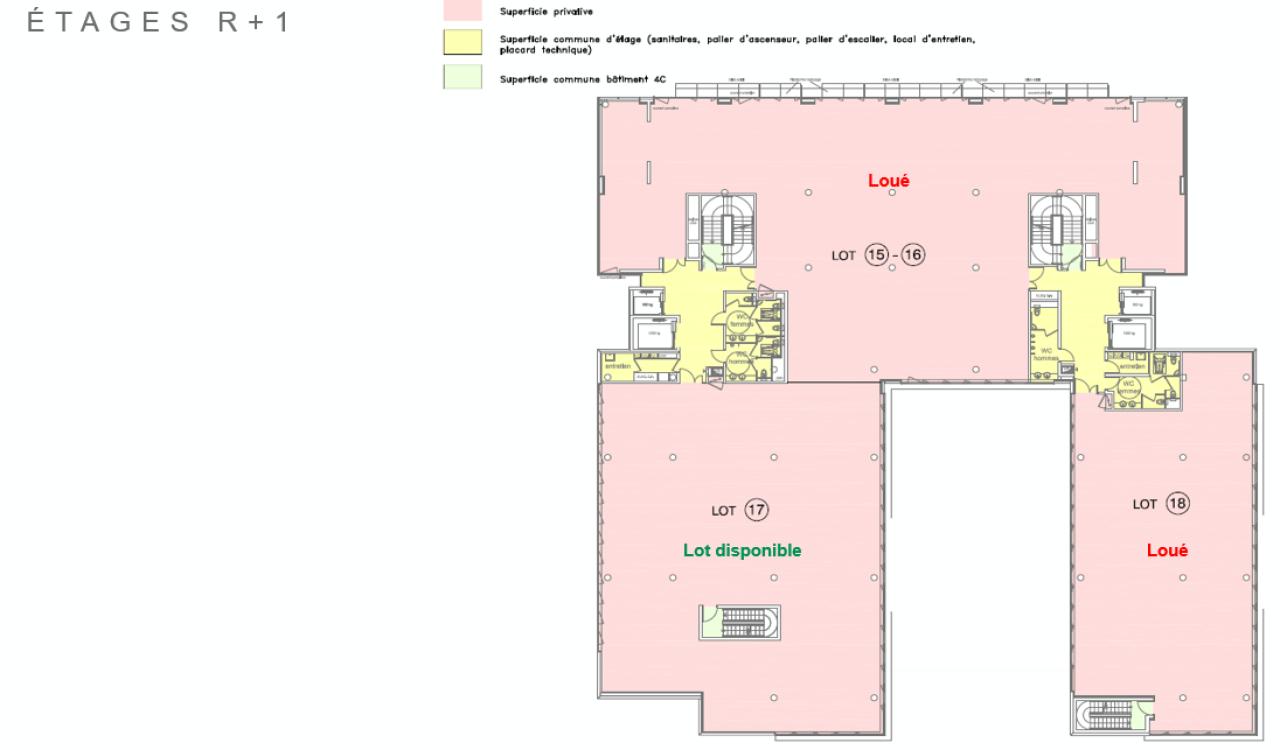 Bureau Lyon 1185m² Location bureau Lyon Rhône OLBUR2108809 20